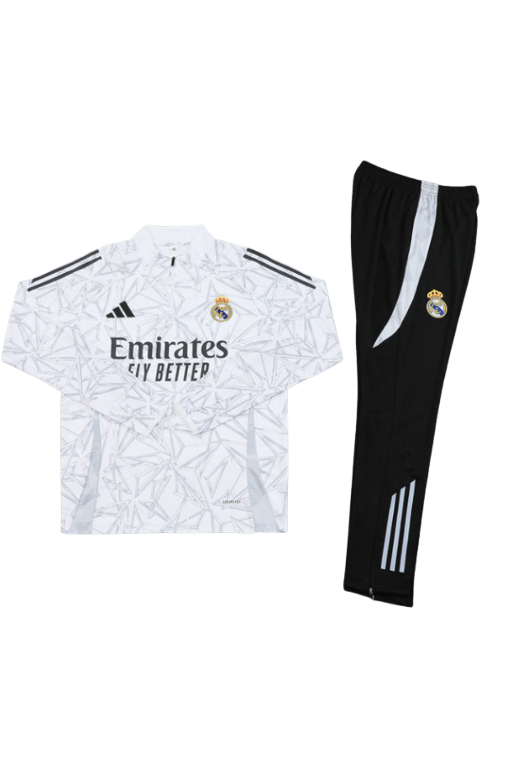 Real Madrid Black and White Tracksuit II