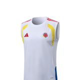 Colombia White Sleeveless Set