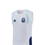 Argentina White Sleeveless Set