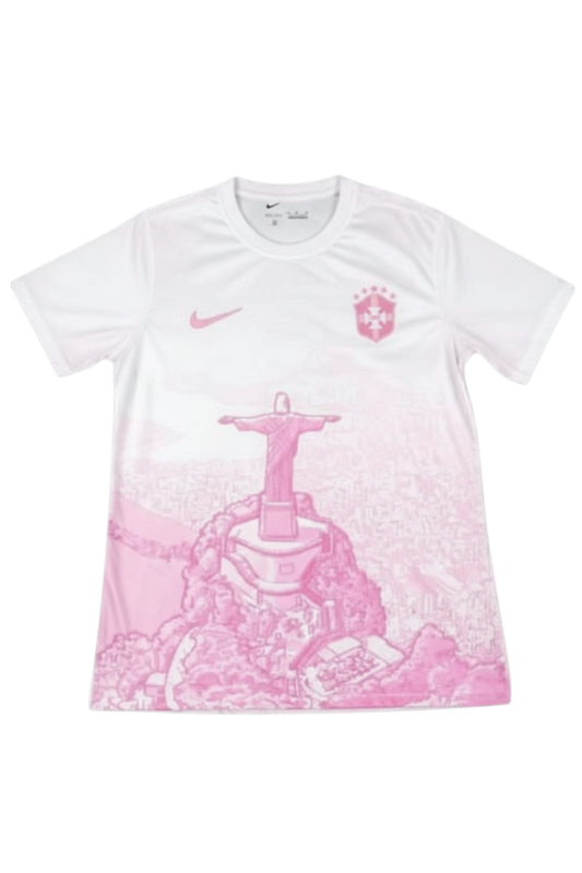 Brazil "The Redeemer" Pink Limited Jersey