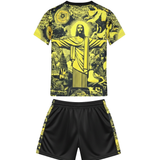 Brazil ”Jesus” Yellow Limited Jersey Kids Size