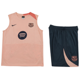 Barcelona Light Pink Sleeveless Set