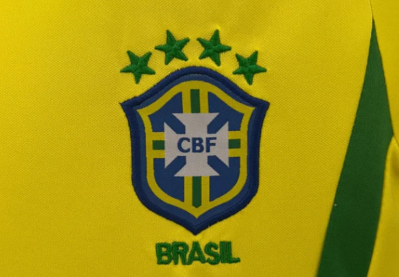 Brazil 2002 Home Jersey Kids Size