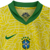 Brazil 2024 Home Jersey Kids Size