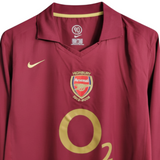 Arsenal Retro 2005-2006 Home Jersey Long Sleeve